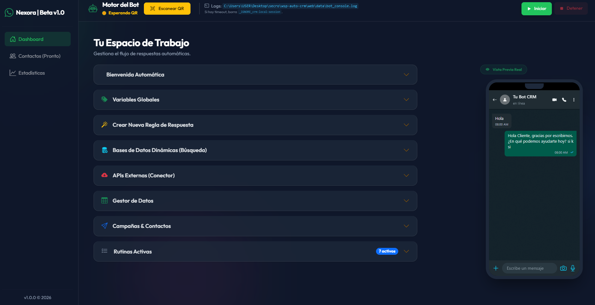 Nexora Dashboard